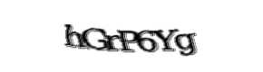 Security check image, please type the characters shown