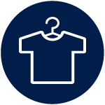 A shirt on a hanger icon