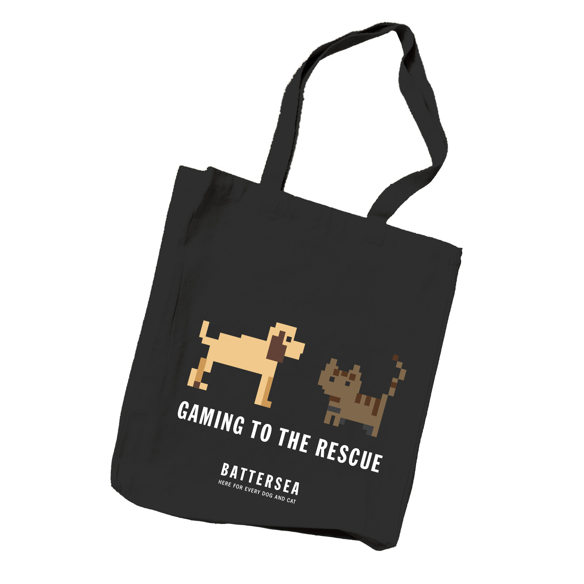 Gaming to the rescue branded tote bag